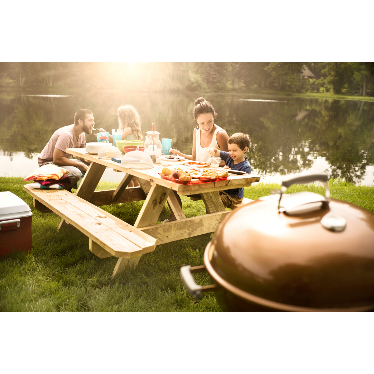 Weber Original 22" Kettle Premium Charcoal Grill - Copper