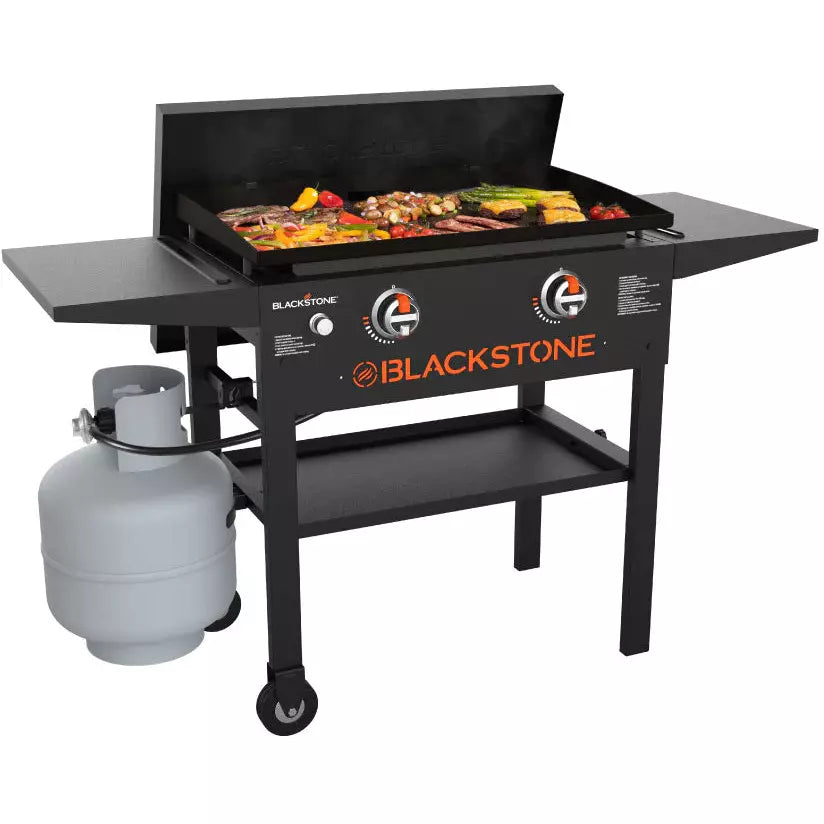 Blackstone - Original 28" Griddle With Cooking Station & Hard Cover