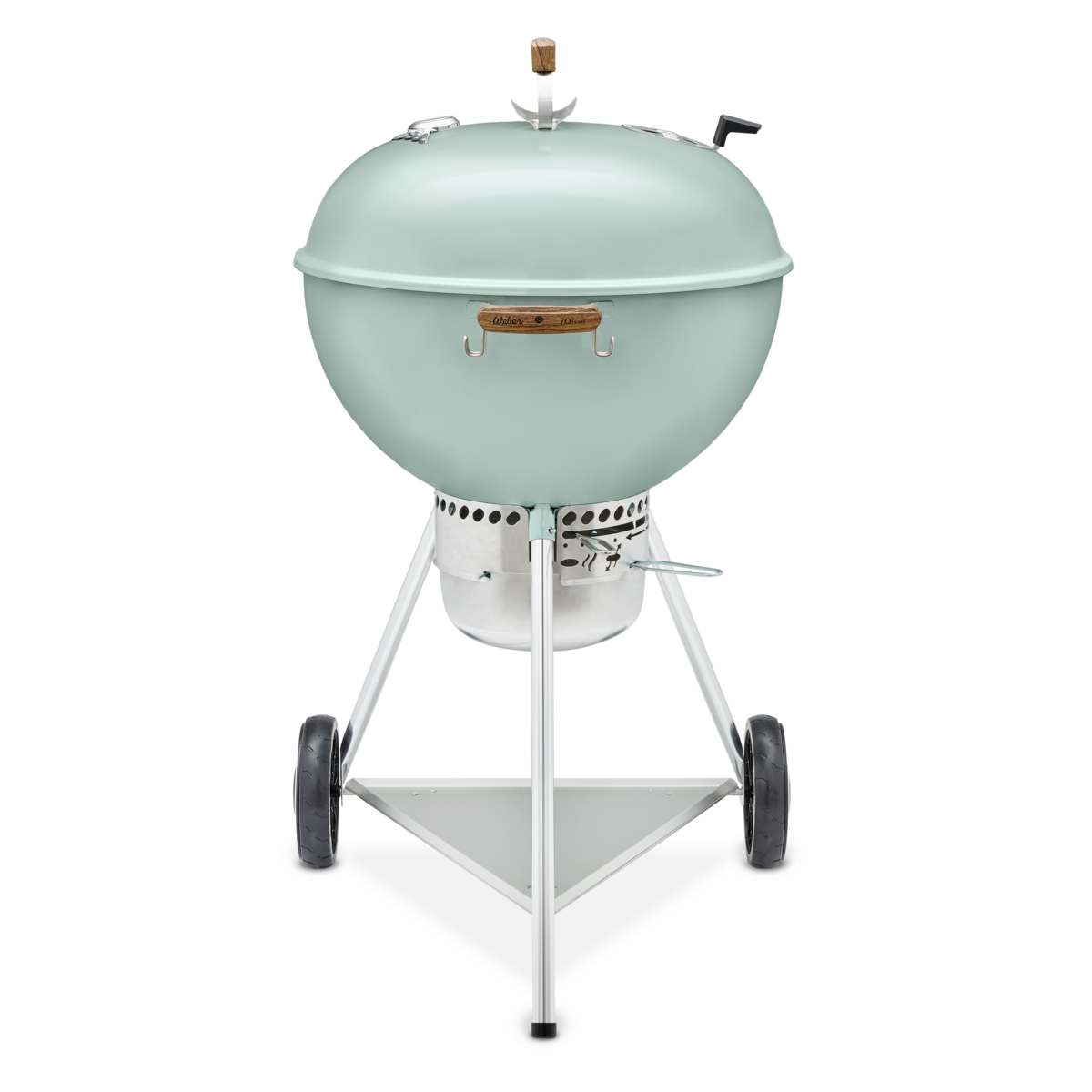 Weber - 70th Anniversary Kettle 22" Charcoal Grill - Rock N Roll Blue