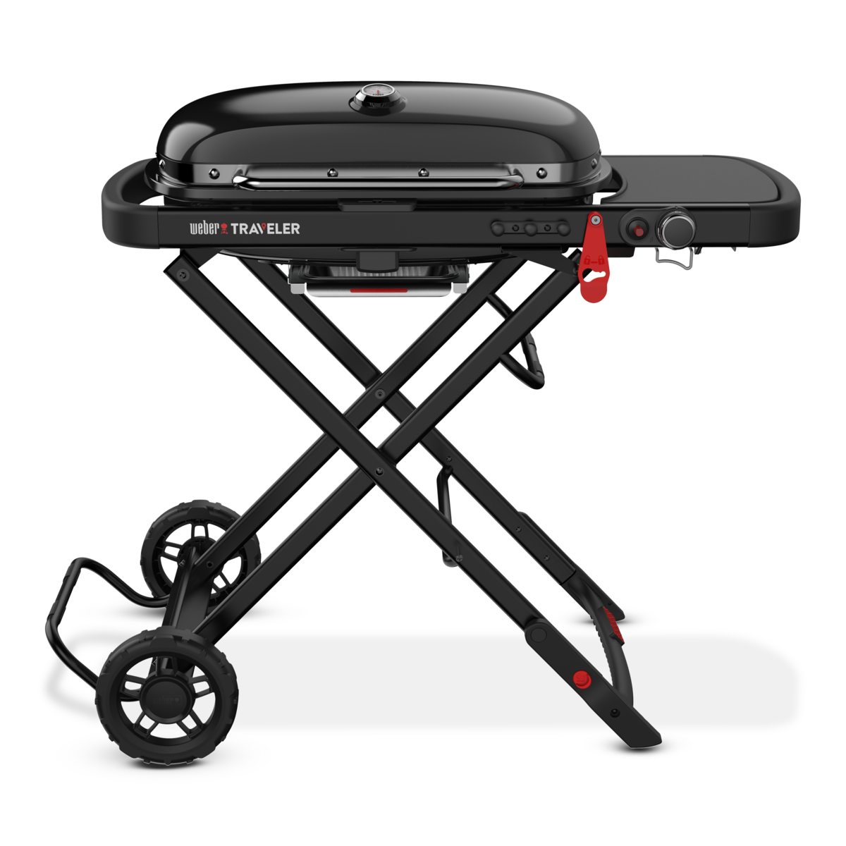 Weber - Traveler Portable Gas Grill - Stealth Edition