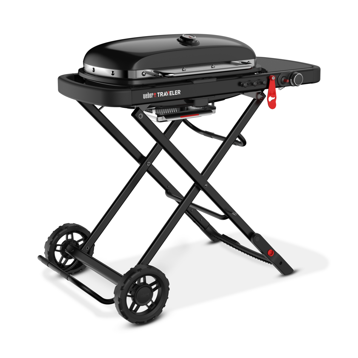Weber - Traveler Portable Gas Grill - Stealth Edition