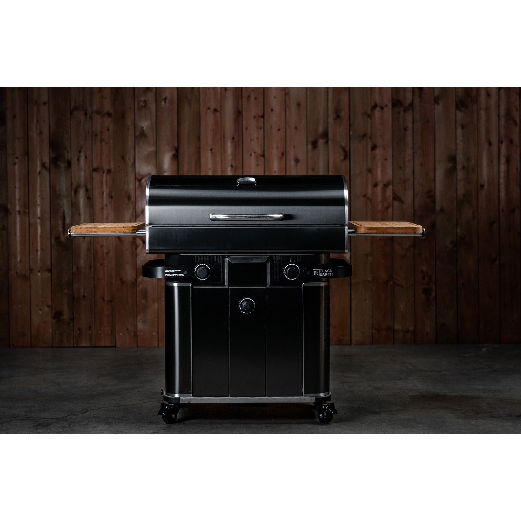 Black Earth Freestanding Hybrid Grill