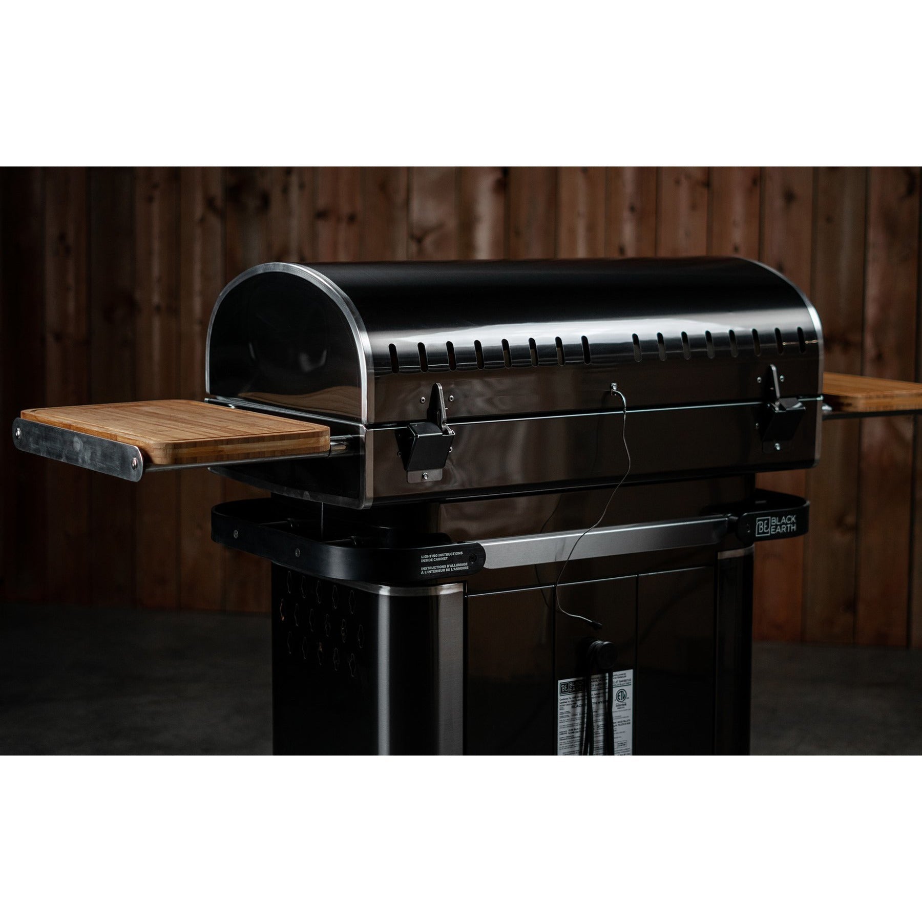 Black Earth Freestanding Hybrid Grill