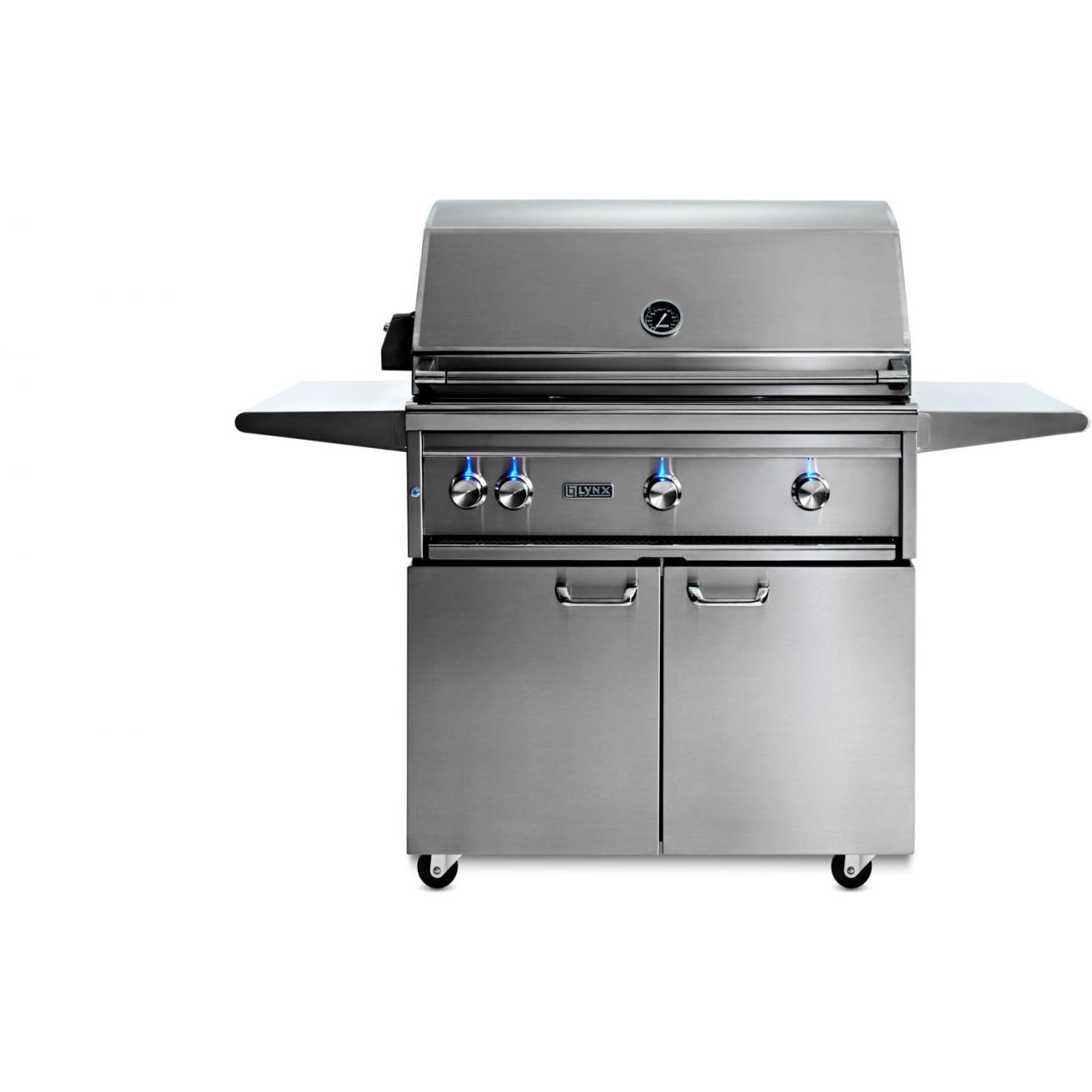 Lynx 36" Professional Freestanding Grill With 1 Trident IR Burner, 2 Ceramic Burners & Rotisserie