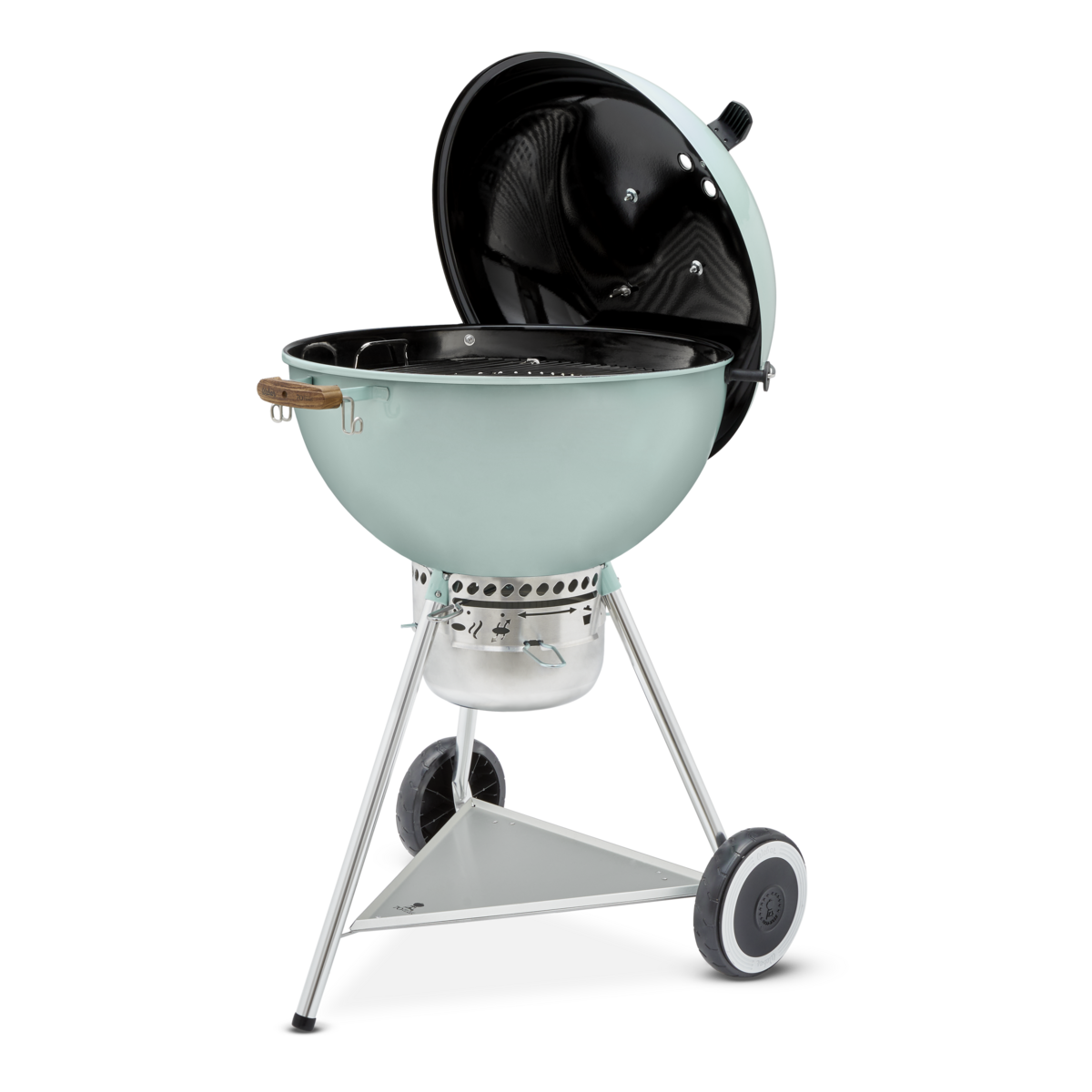 Weber - 70th Anniversary Kettle 22" Charcoal Grill - Rock N Roll Blue