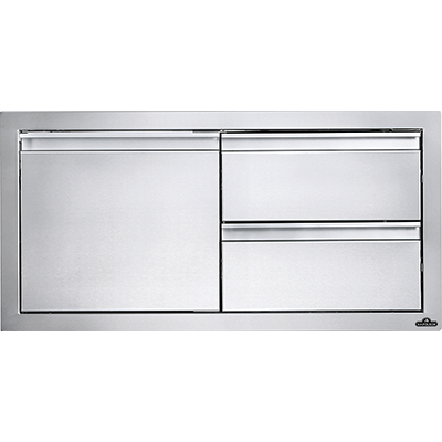 Napoleon - 36" X 16" Single Door & Double Drawer Combo